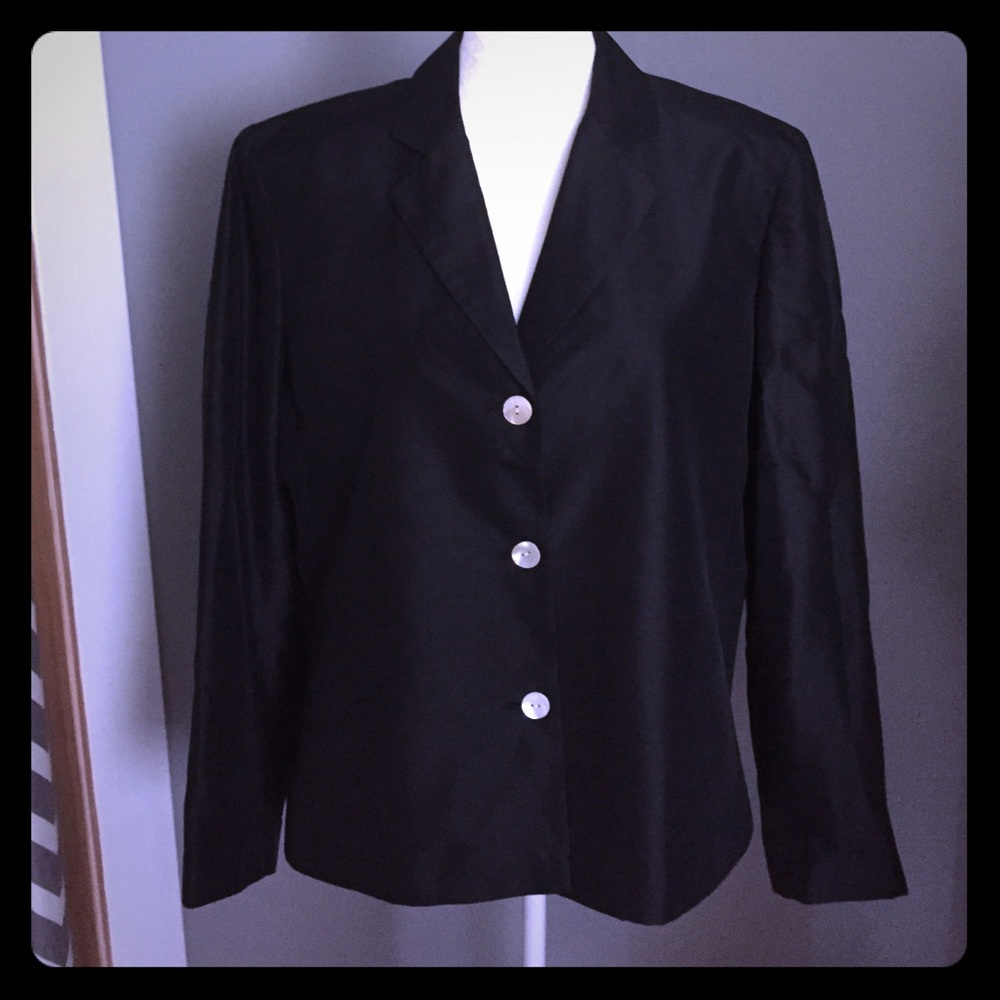 Harve Bernard Silk Blazer